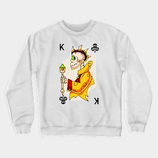 Easy Halloween Playing Card Costume: King of Clubs Crewneck Sweatshirt